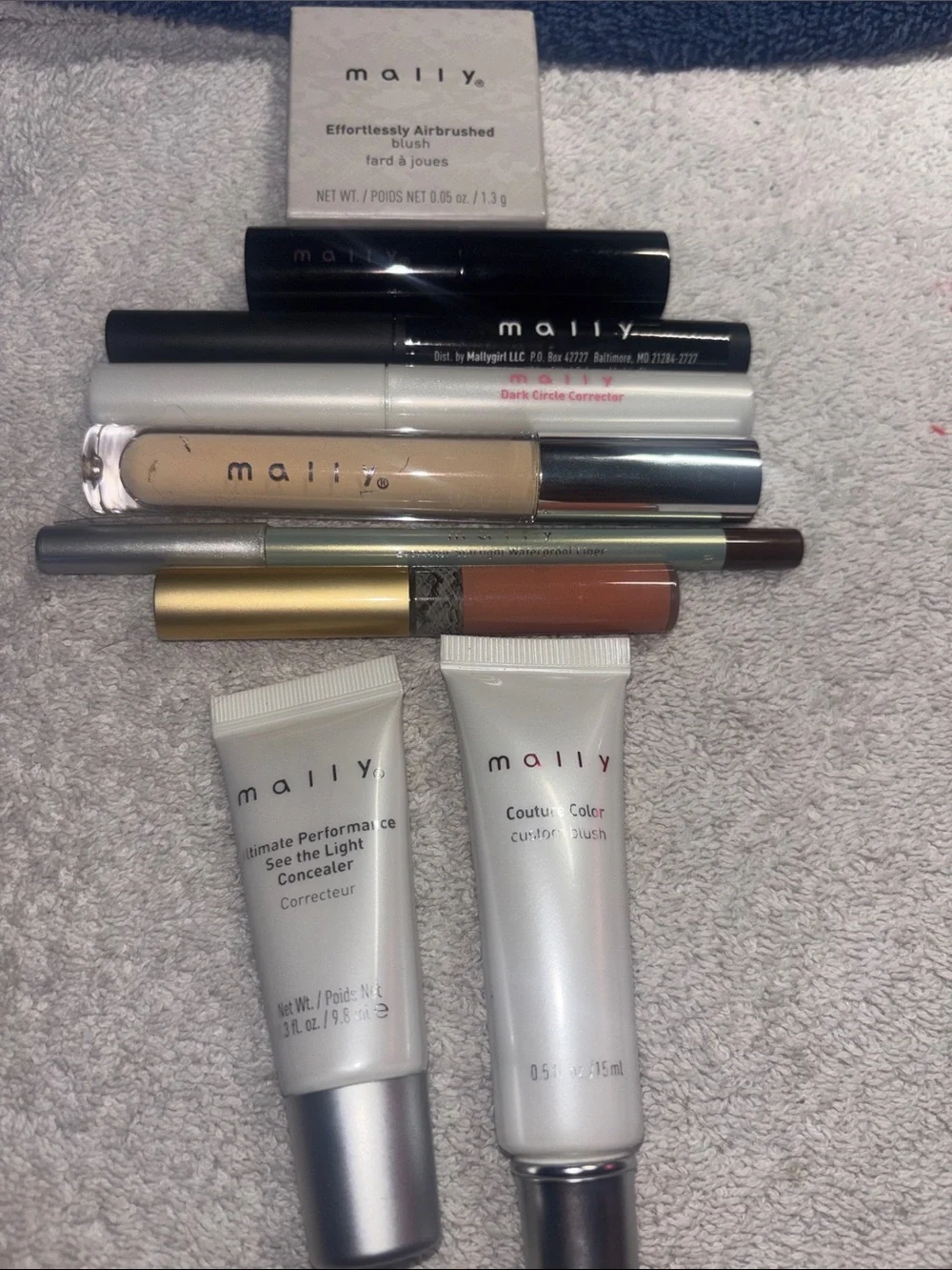Mally Beauty Concealer & Corrector Set in Black, White, Beige, Gold, Pink